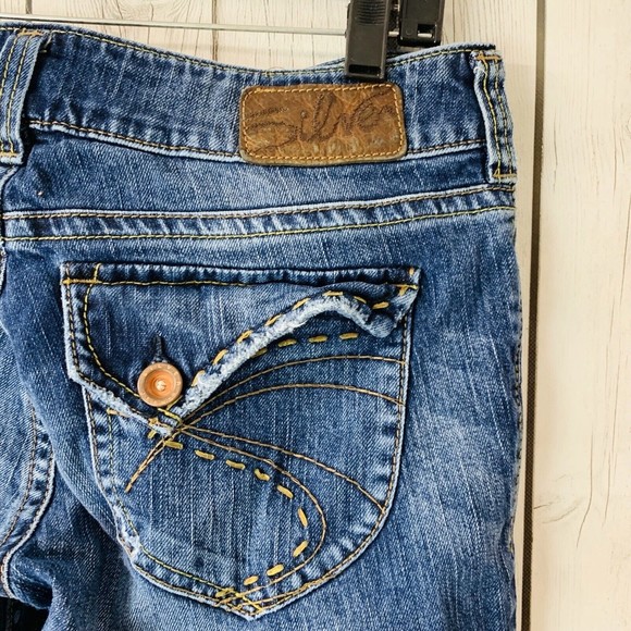 Womens Silver Jeans SUKI Surplus Denim Boot Cut Size W 29 L 32 - Picture 6 of 9